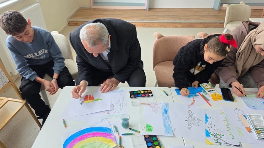 Durankaya Halk Kütüphanesi’nde ögrencilerimizle bir araya geldik.